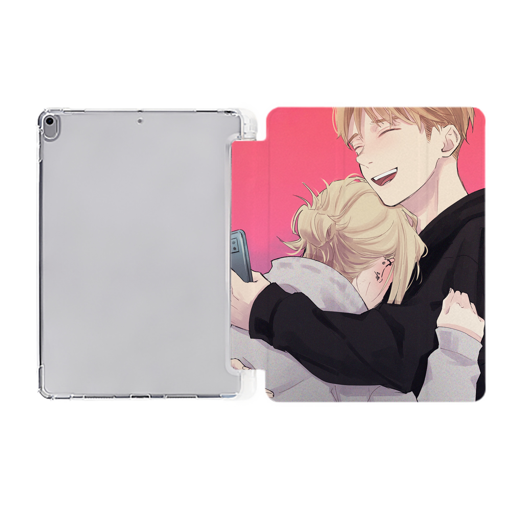 （画像用） 進撃の巨人 Attack on Titan IPad ケース ペン収納付き 三つ折りスタンド PUレザー×シリコン 対応機種9.5/10.5/10.9インチ